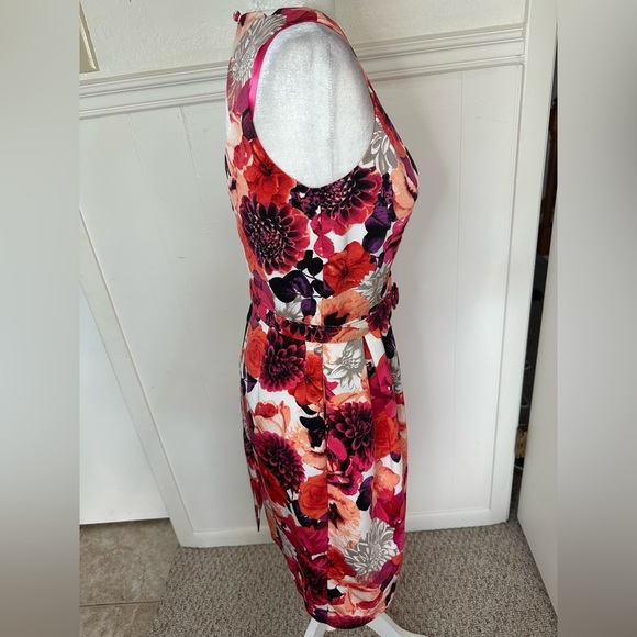 Eliza J Floral  Sleeveless Sheath Dress size 6 - Picture 4 of 11